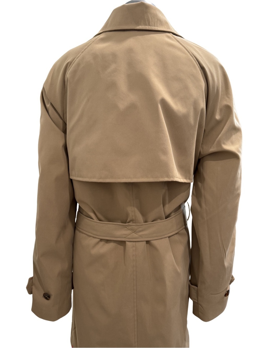 Hunter Sophia British Tan Belted Trench Coat NWT Large - Picture 10 of 15